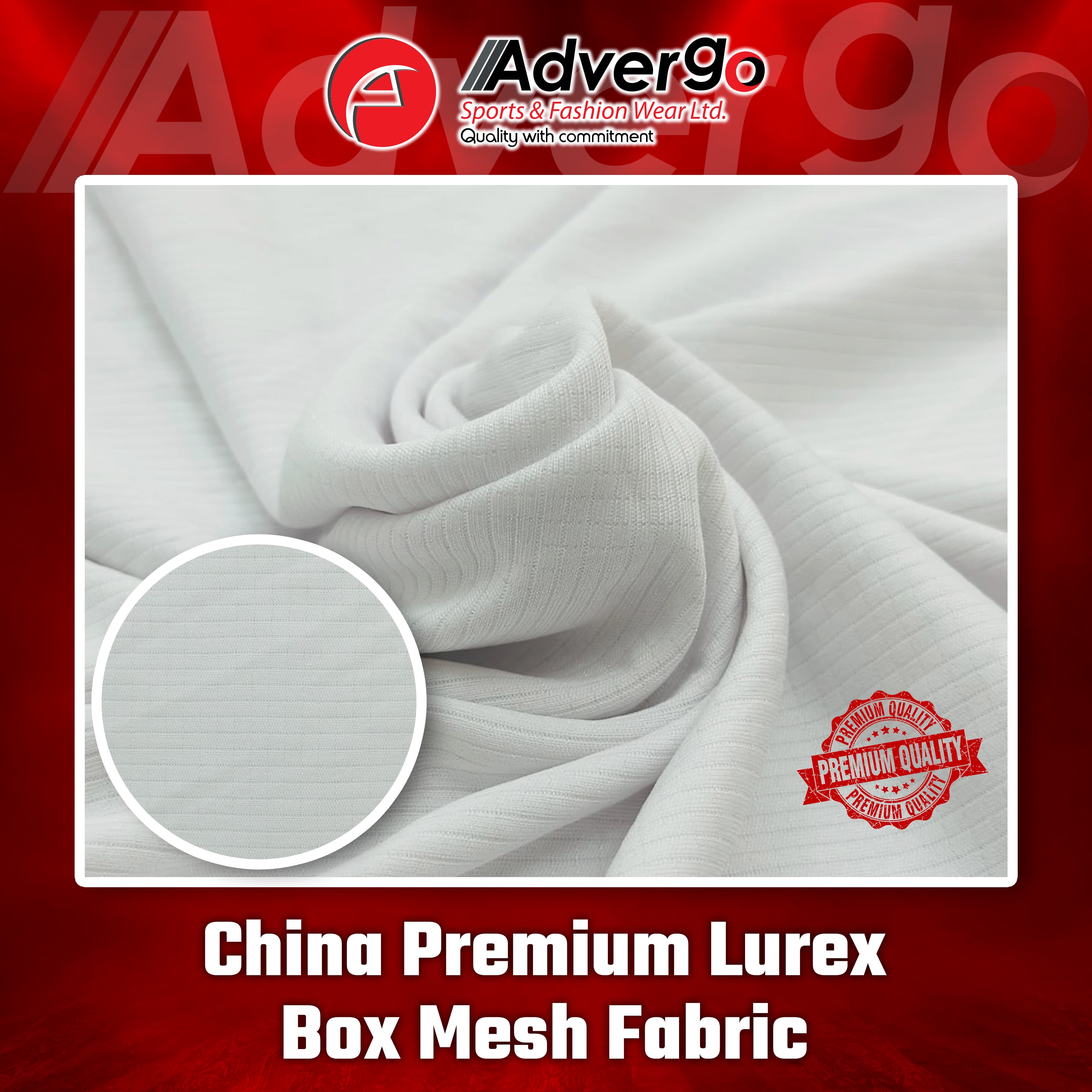 Lurex Box Mesh Fabric