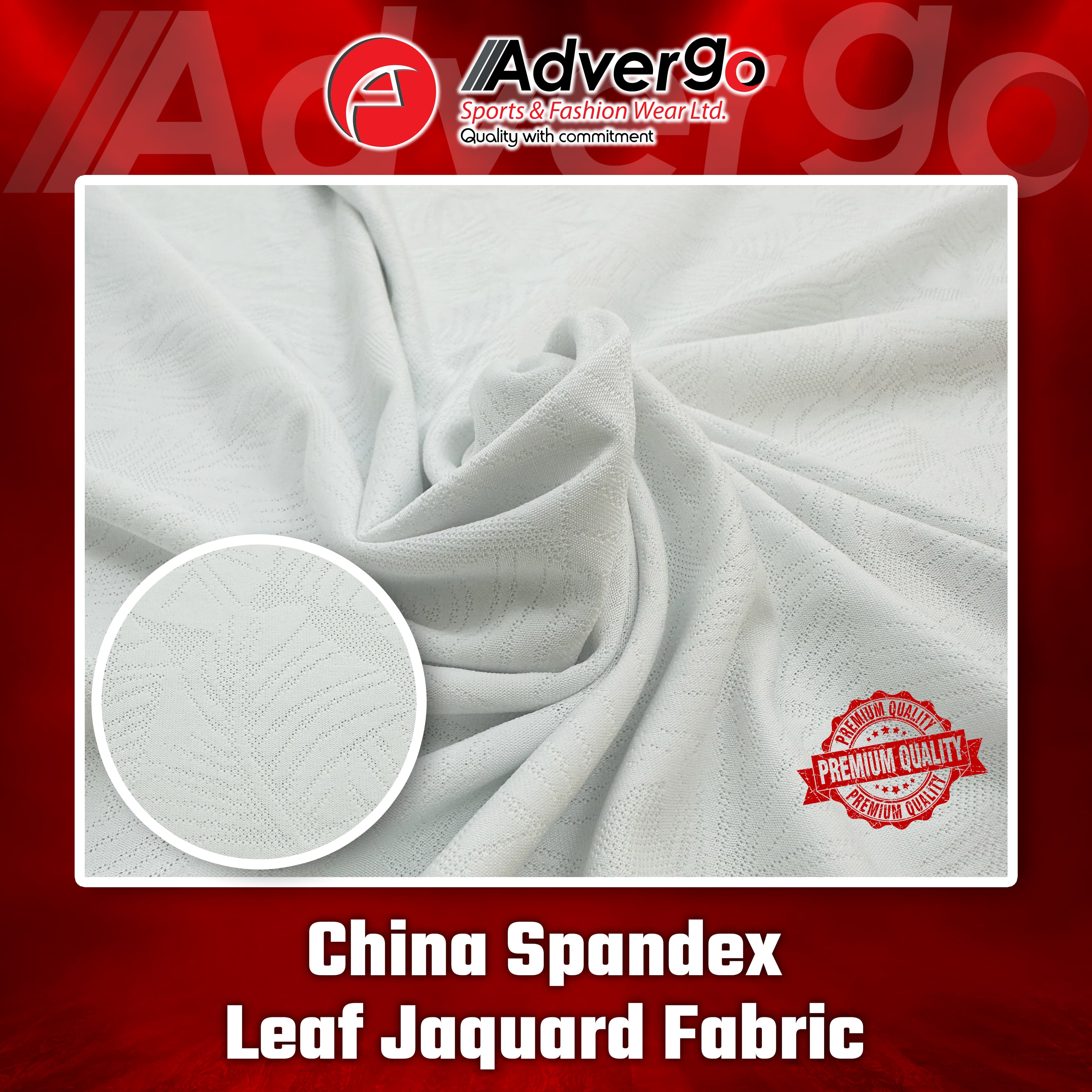 Leaf Jaquard Fabric