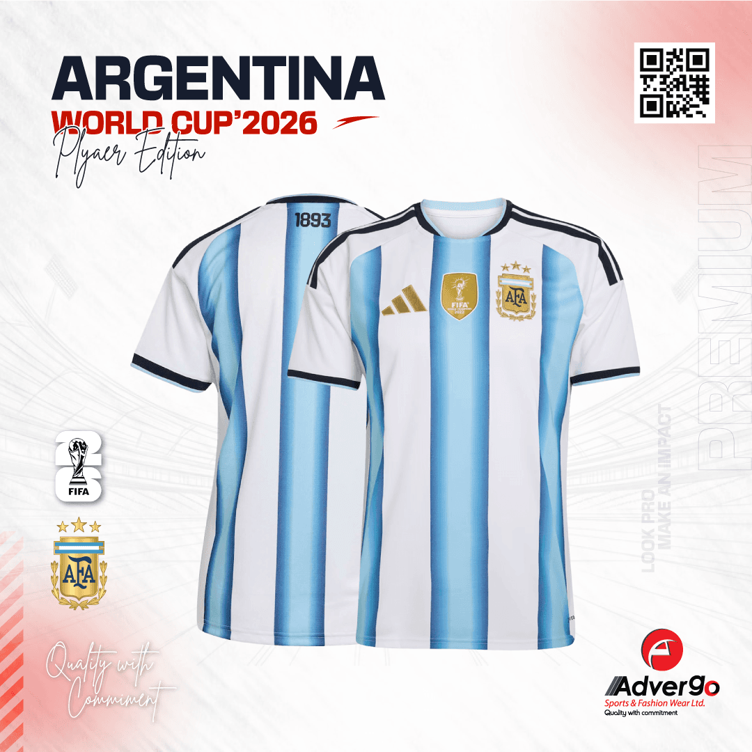 Argentina 2026 World Cup Home Jersey - Player Edition