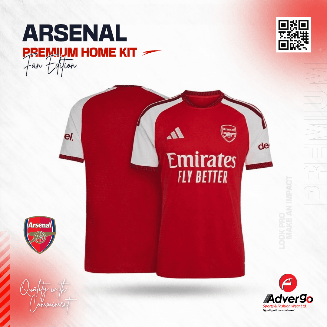 Arsenal 26/27 Home Jersey - Fan Edition