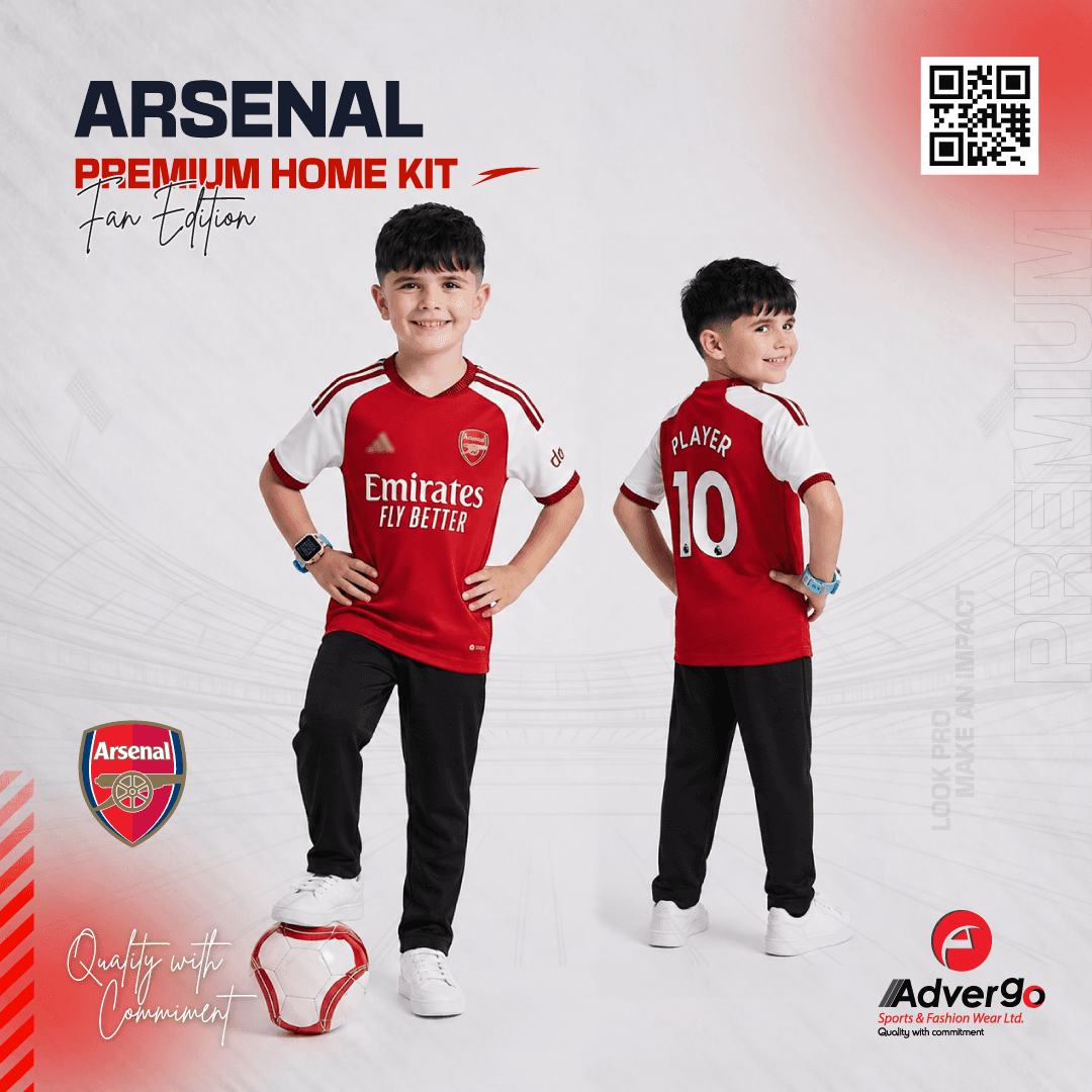 Arsenal 26/27 Home Jersey - Fan Edition