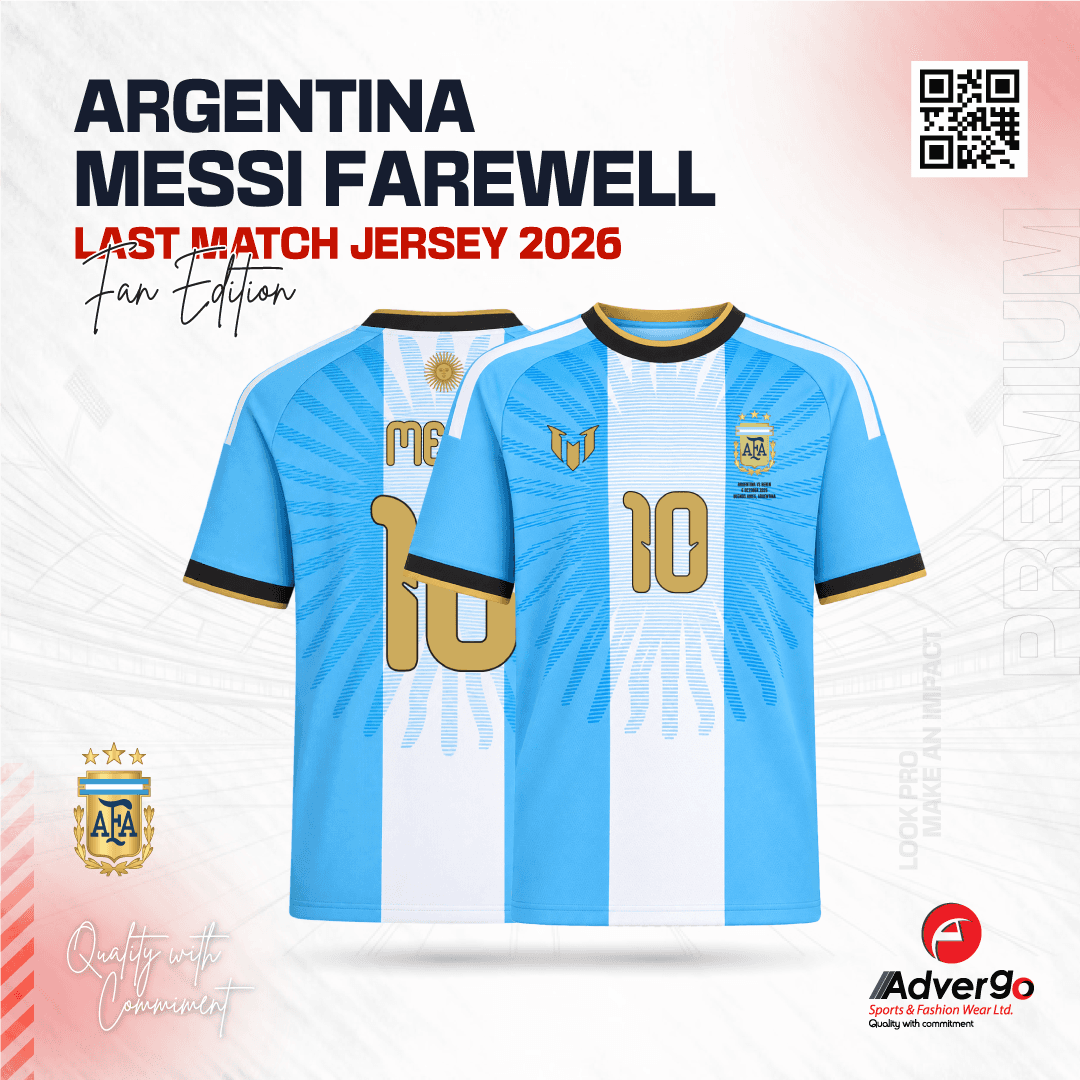 Argentina Messi Farewell LAST MATCH Kit Jersey Shirt 2026 For Sale